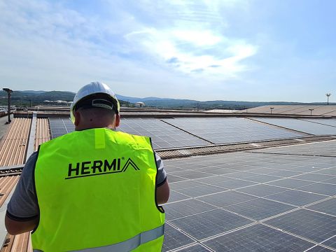 Solar Power Plant on the Port of Koper Cargo Warehouses
